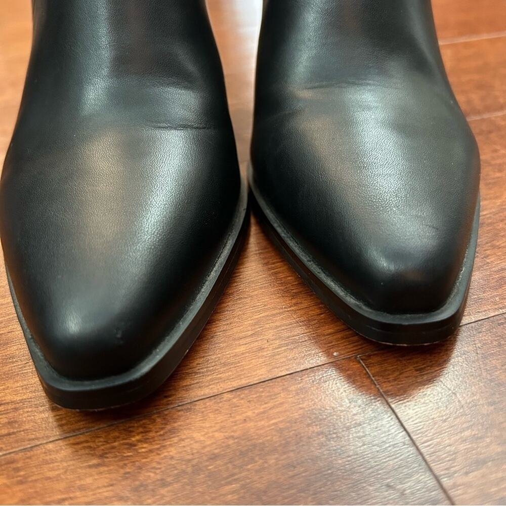 Vince Camuto Doralli Women's Vegan Black Pointed Toe Western Ankle Boots Size 7 - Picture 7 of 16